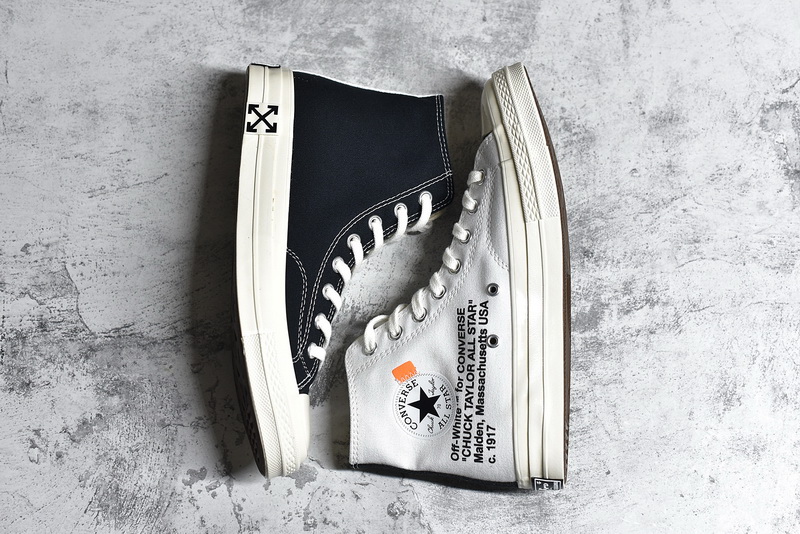 Authentic OFF-WHITE x Converse Black/White